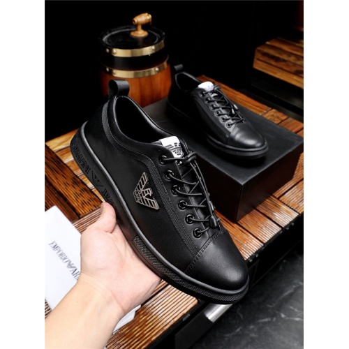 Armani Casual Shoes For Men #552489 $76.00 USD, Wholesale Replica Armani Casual Shoes