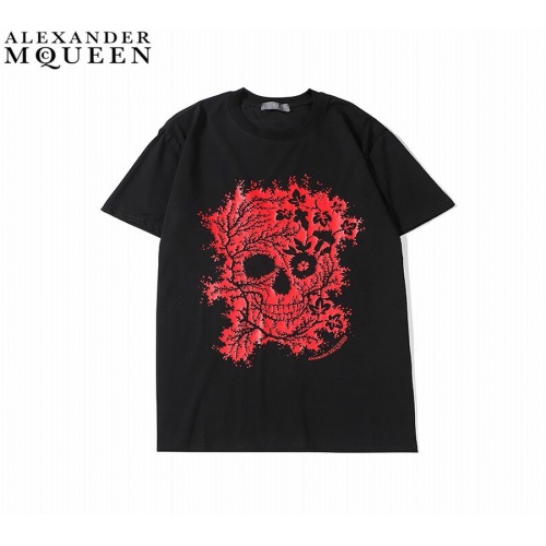 Alexander McQueen T-shirts Short Sleeved For Men #552555 $27.00 USD, Wholesale Replica Alexander McQueen T-shirts