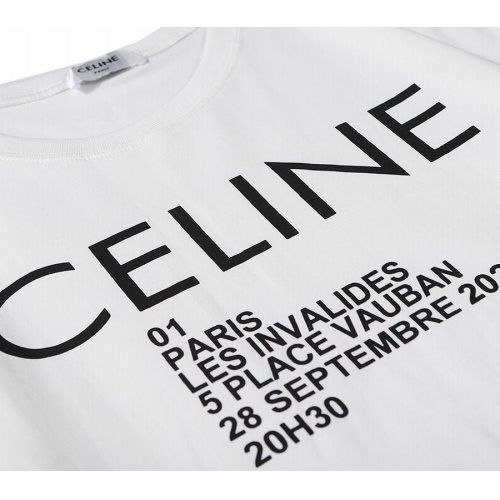 Replica Celine T-Shirts Short Sleeved For Men #552587 $24.00 USD for Wholesale