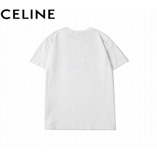 Replica Celine T-Shirts Short Sleeved For Men #552587 $24.00 USD for Wholesale