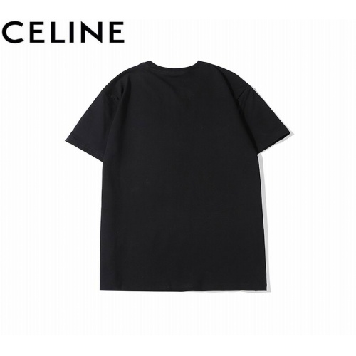 Replica Celine T-Shirts Short Sleeved For Men #552590 $25.00 USD for Wholesale