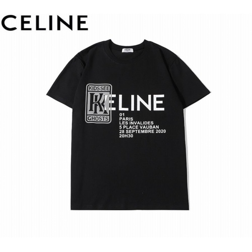 Celine T-Shirts Short Sleeved For Men #552594 $27.00 USD, Wholesale Replica Celine T-Shirts
