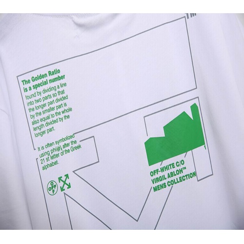 Replica Off-White T-Shirts Short Sleeved For Men #552827 $27.00 USD for Wholesale
