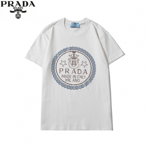 Prada T-Shirts Short Sleeved For Men #552884 $29.00 USD, Wholesale Replica Prada T-Shirts
