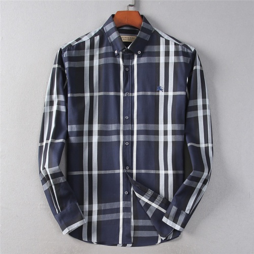 Burberry Shirts Long Sleeved For Men #552928 $40.00 USD, Wholesale Replica Burberry Shirts