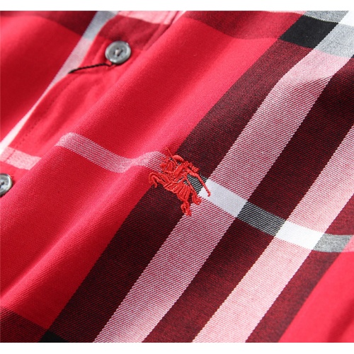 Replica Burberry Shirts Long Sleeved For Men #552940 $40.00 USD for Wholesale