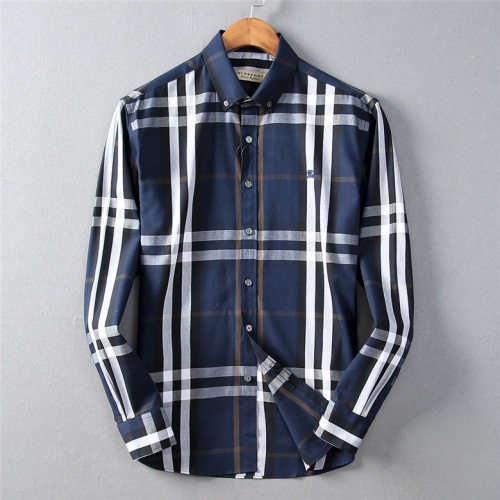 Burberry Shirts Long Sleeved For Men #552942 $42.00 USD, Wholesale Replica Burberry Shirts