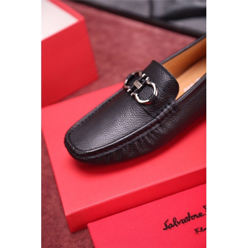 Replica Salvatore Ferragamo Leather Shoes For Men #553008 $72.00 USD for Wholesale