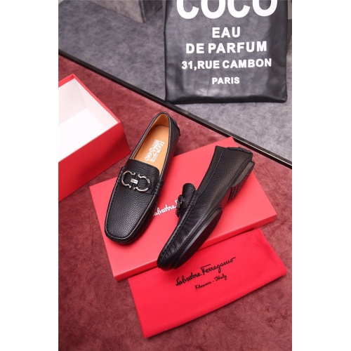 Replica Ferragamo Salvatore FS Leather Shoes For Men #553008 $72.00 USD for Wholesale