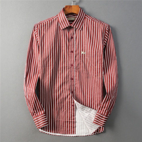 Burberry Shirts Long Sleeved For Men #553174 $40.00 USD, Wholesale Replica Burberry Shirts
