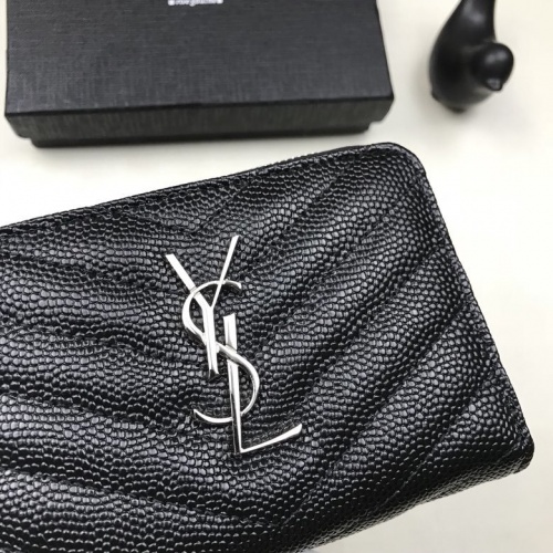 Replica Yves Saint Laurent YSL AAA Quality Wallets #553176 $48.00 USD for Wholesale