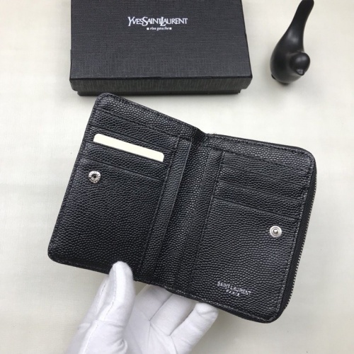 Replica Yves Saint Laurent YSL AAA Quality Wallets #553176 $48.00 USD for Wholesale