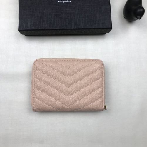 Replica Yves Saint Laurent YSL AAA Quality Wallets #553179 $45.00 USD for Wholesale