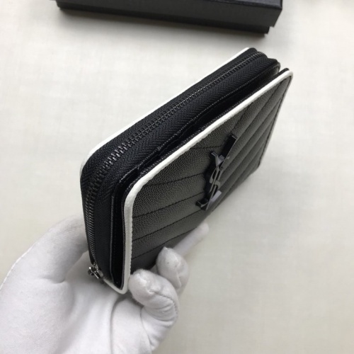 Replica Yves Saint Laurent YSL AAA Quality Wallets #553183 $45.00 USD for Wholesale