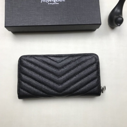 Replica Yves Saint Laurent YSL AAA Quality Wallets #553185 $45.00 USD for Wholesale