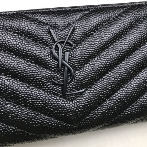 Replica Yves Saint Laurent YSL AAA Quality Wallets #553185 $45.00 USD for Wholesale