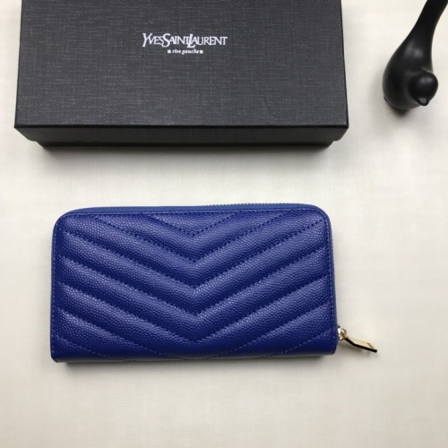 Replica Yves Saint Laurent YSL AAA Quality Wallets #553186 $45.00 USD for Wholesale