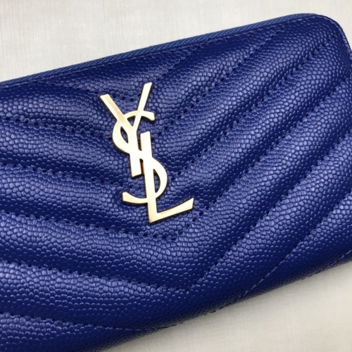 Replica Yves Saint Laurent YSL AAA Quality Wallets #553186 $45.00 USD for Wholesale