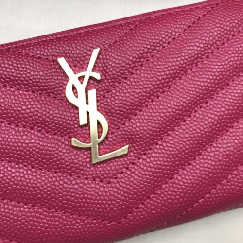 Replica Yves Saint Laurent YSL AAA Quality Wallets #553187 $45.00 USD for Wholesale