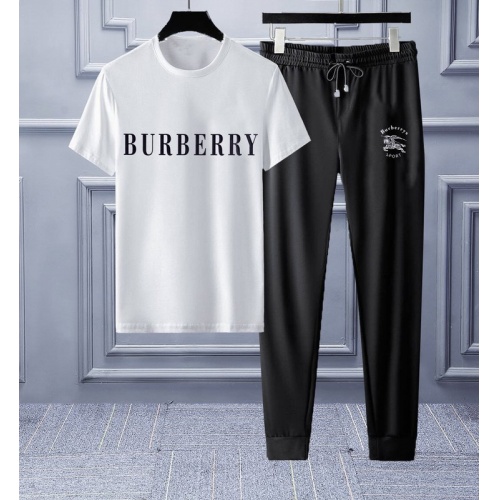 Burberry Tracksuits Short Sleeved For Men #553230 $68.00 USD, Wholesale Replica Burberry Tracksuits