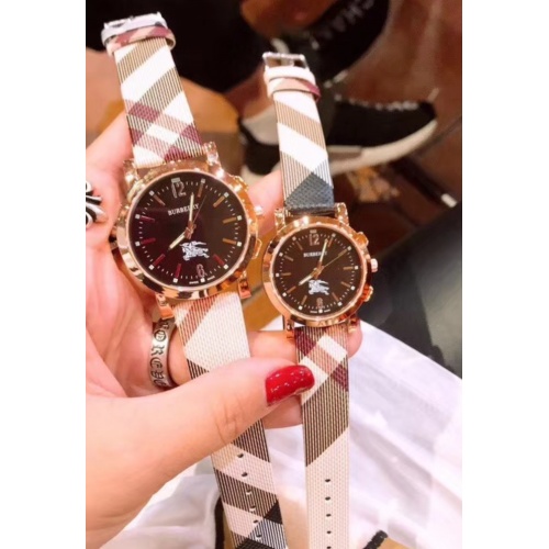 Replica Burberry Couple Watches For Men #553239 $36.00 USD for Wholesale