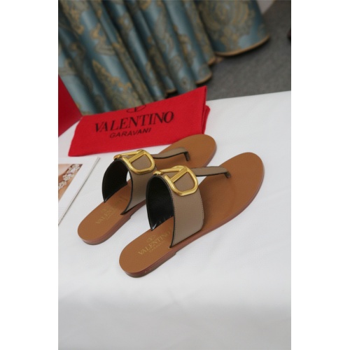 Replica Valentino Slippers For Women #554176 $65.00 USD for Wholesale