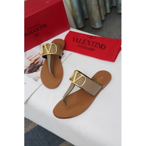 Replica Valentino Slippers For Women #554176 $65.00 USD for Wholesale