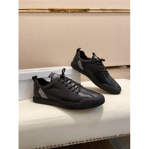Versace Casual Shoes For Men #554747 $83.00 USD, Wholesale Replica Versace Flat Shoes