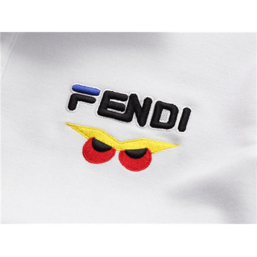 Replica Fendi T-Shirts Short Sleeved For Men #555093 $33.00 USD for Wholesale