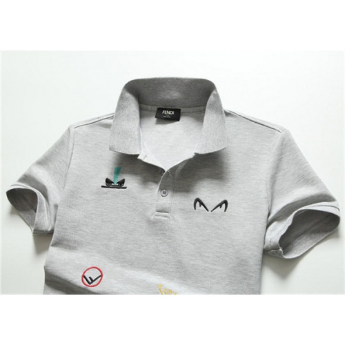 Replica Fendi T-Shirts Short Sleeved For Men #555097 $33.00 USD for Wholesale