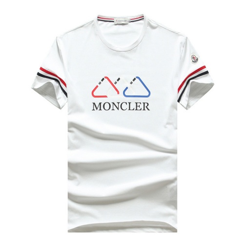 Moncler T-Shirts Short Sleeved For Men #555203 $26.00 USD, Wholesale Replica Moncler T-Shirts