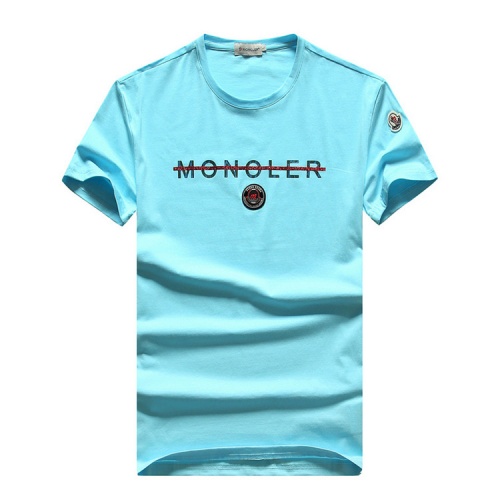 Moncler T-Shirts Short Sleeved For Men #555210 $26.00 USD, Wholesale Replica Moncler T-Shirts