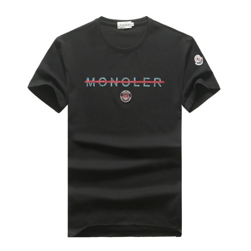 Moncler T-Shirts Short Sleeved For Men #555211 $26.00 USD, Wholesale Replica Moncler T-Shirts