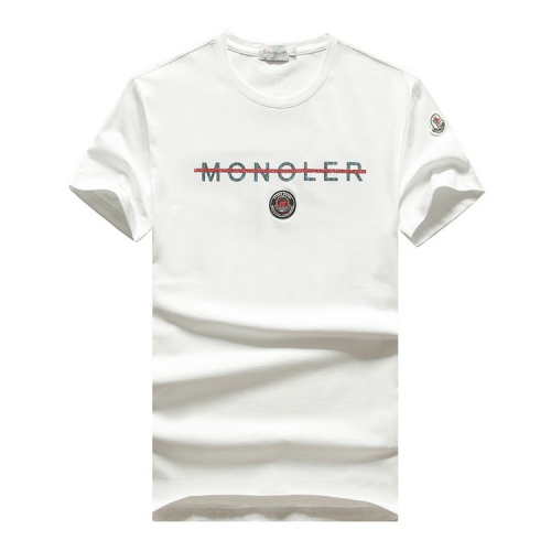 Moncler T-Shirts Short Sleeved For Men #555212 $26.00 USD, Wholesale Replica Moncler T-Shirts