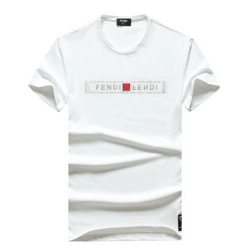 Fendi T-Shirts Short Sleeved For Men #555213 $26.00 USD, Wholesale Replica Fendi T-Shirts