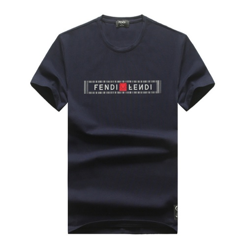 Fendi T-Shirts Short Sleeved For Men #555215 $26.00 USD, Wholesale Replica Fendi T-Shirts