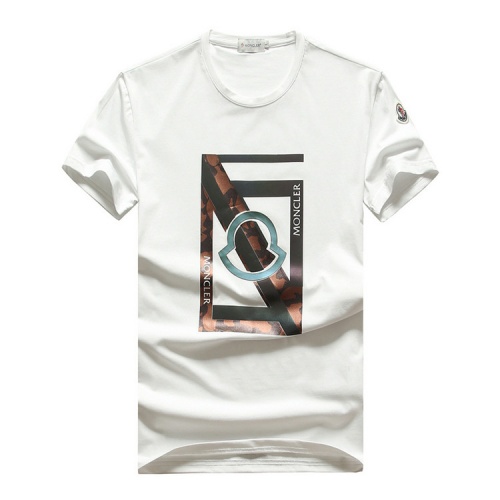 Moncler T-Shirts Short Sleeved For Men #555220 $26.00 USD, Wholesale Replica Moncler T-Shirts