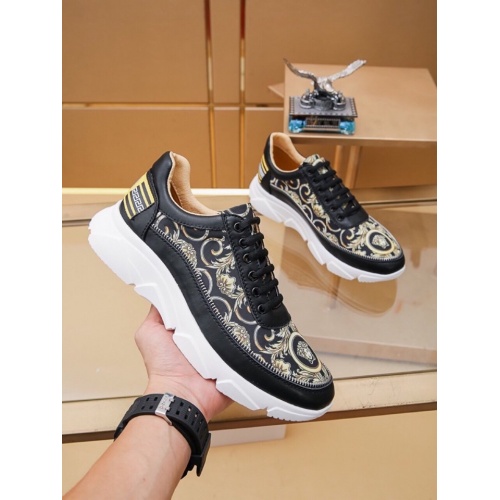 Replica Versace Casual Shoes For Men #555495 $73.00 USD for Wholesale