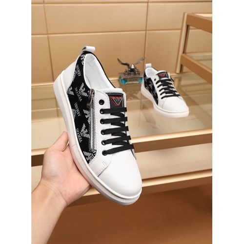Replica Armani Casual Shoes For Men #555502 $76.00 USD for Wholesale