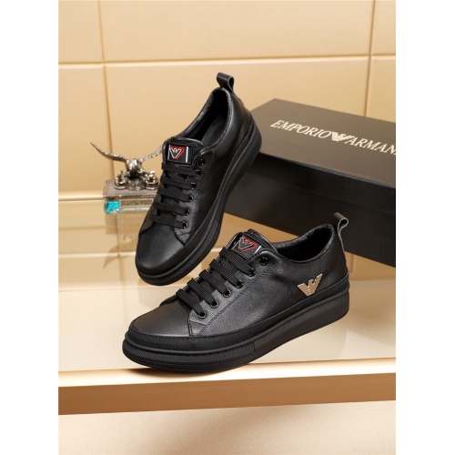 Armani Casual Shoes For Men #555505 $76.00 USD, Wholesale Replica Armani Casual Shoes