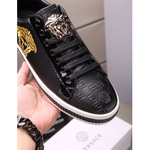 Replica Versace Casual Shoes For Men #555556 $76.00 USD for Wholesale