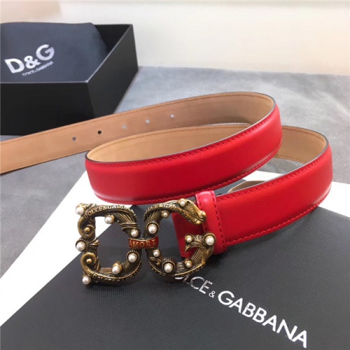 Replica Dolce & Gabbana D&G AAA  Belts #555716 $56.00 USD for Wholesale