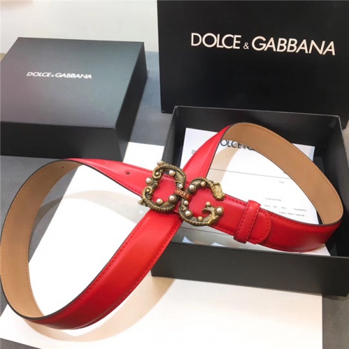 Replica Dolce & Gabbana D&G AAA  Belts #555716 $56.00 USD for Wholesale