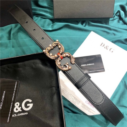 Replica Dolce & Gabbana D&G AAA  Belts #555717 $56.00 USD for Wholesale