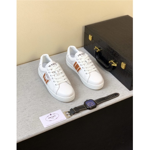 Replica Prada Casual Shoes For Men #555796 $76.00 USD for Wholesale