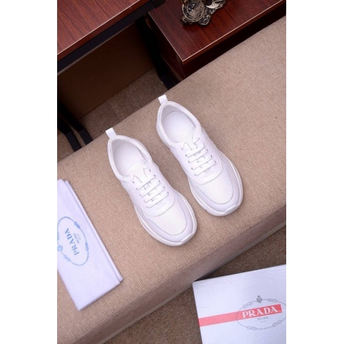 Replica Prada Casual Shoes For Men #556152 $81.00 USD for Wholesale