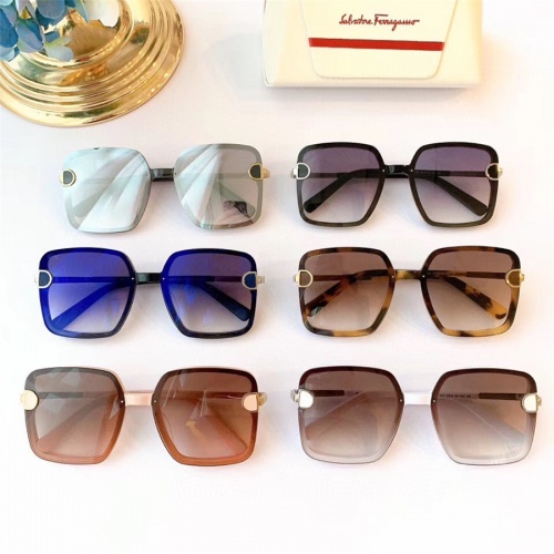 Replica Salvatore Ferragamo AAA Quality Sunglasses #559105 $65.00 USD for Wholesale