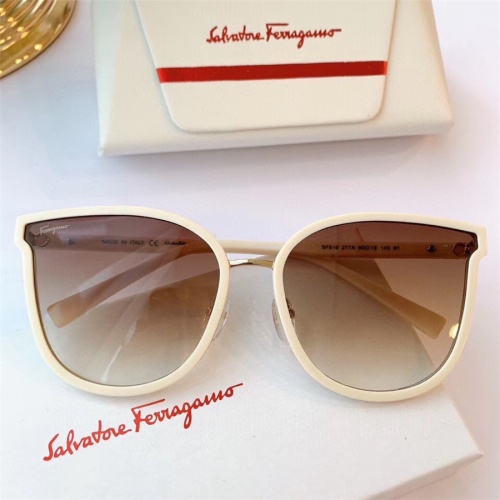 Replica Salvatore Ferragamo AAA Quality Sunglasses #559113 $65.00 USD for Wholesale