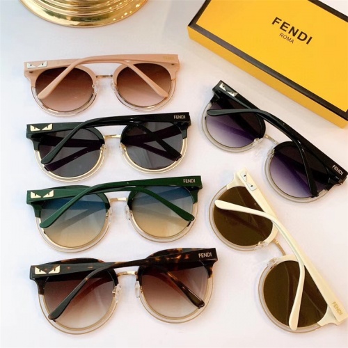 Replica Fendi AAA Quality Sunglasses #559142 $65.00 USD for Wholesale