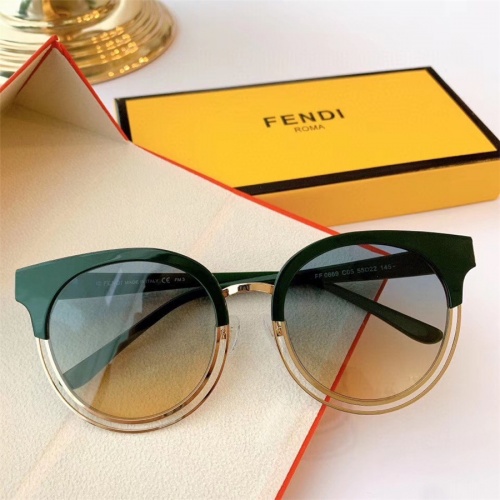 Replica Fendi AAA Quality Sunglasses #559143 $65.00 USD for Wholesale